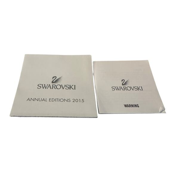 Swarovski Crystal 2015 Christmas Ball Ornament 513582 Angel Complete With Box - Picture 4 of 5